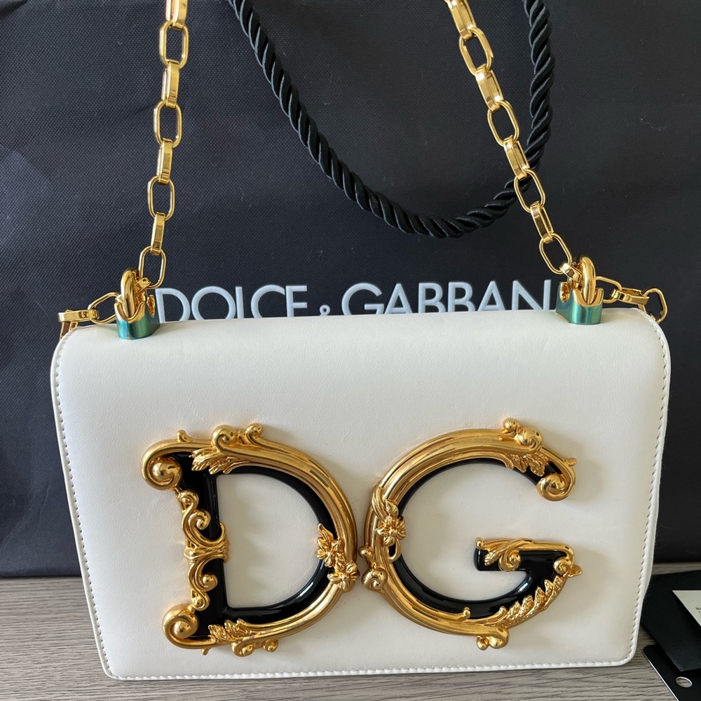 Dolce & Gabbana D&G Napa leather shoulder bag